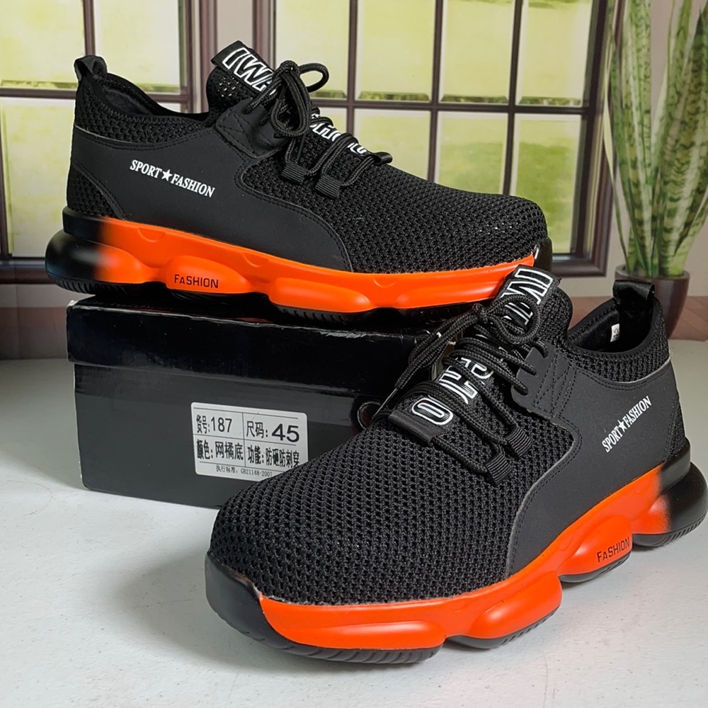 Archon Men's 8875 Steel Toe Work Shoes